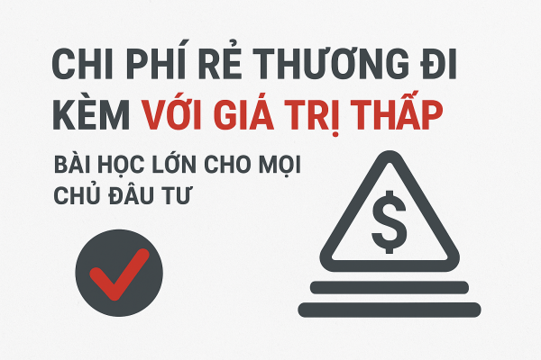 Chi phí rẻ giá trị thấp