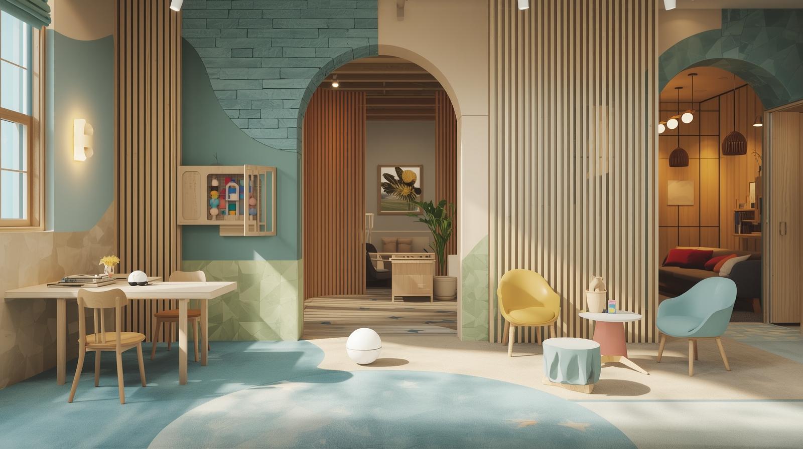 Ket-hop-Teal-voi-pastel-mau-go-tu-nhien-hiac-vang-nhat-de-tao-khong-gian-vui-nhon-can-bang-va-hai-hoa