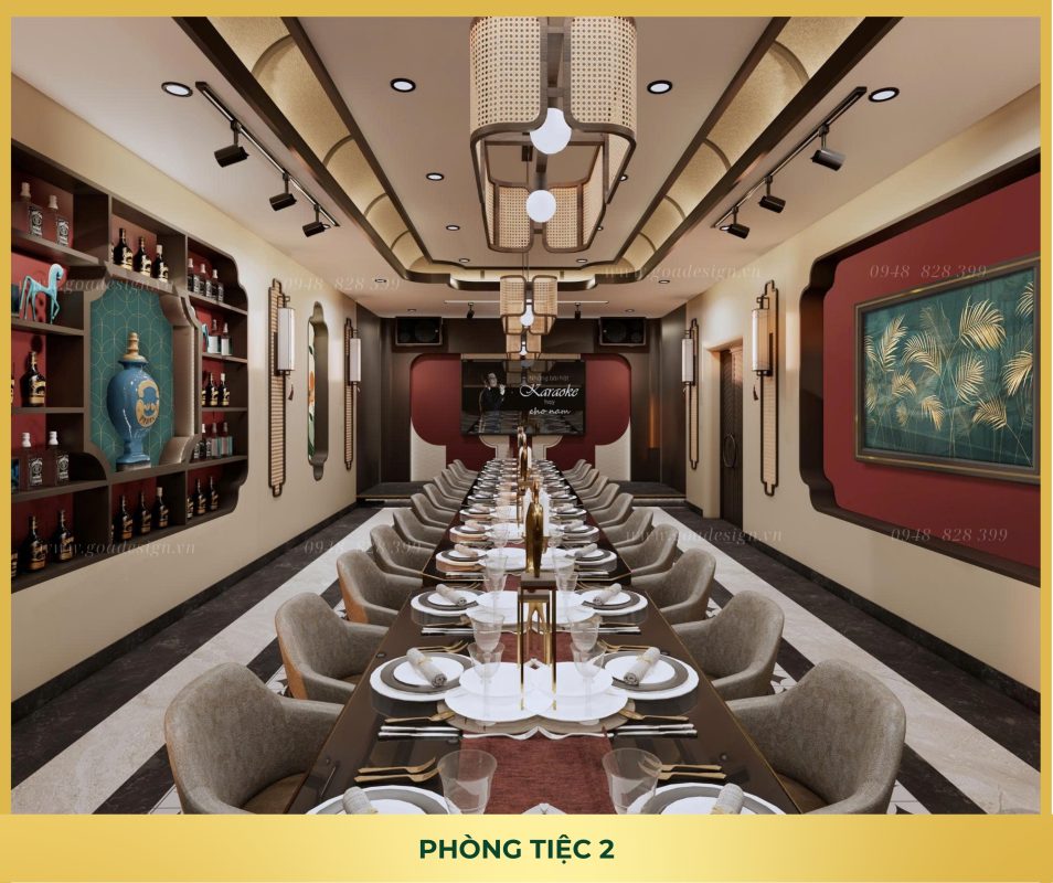 Thiết kế nhà hàng phong cách Indochine